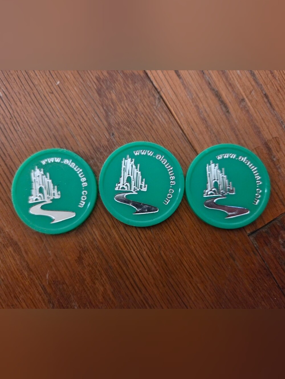 Elaut Wizard Of Oz Coins- Pack of 3 Pusher Tokens